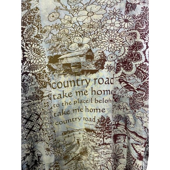 Y2K 90s Boho Country Bella Top S Cottage Maximalist Festival Art Folk Romantic - Picture 7 of 10